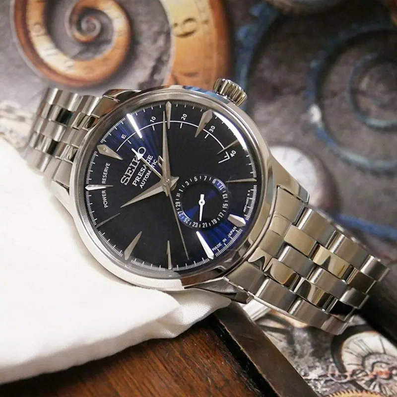 Seiko Presage Cocktail Time 'Blue Moon' Men's Watch- SSA347J1